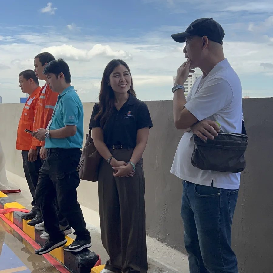 onsite visit with customers